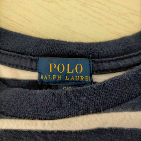 ポロラルフローレン POLO RALPH LAUREN ポニー刺繍 ボーダーカットソー レディース JPN:S