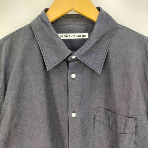 オールドマンズテーラー R&D.M.Co-/OLDMAN’S TAILOR ポケット付き タイプライター レギュラーカラーシャツ メンズ 40