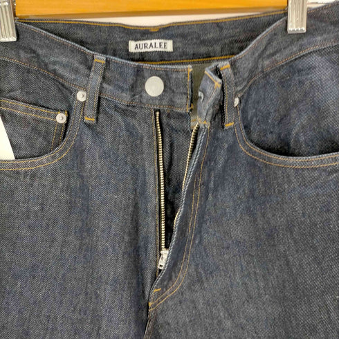 オーラリー AURALEE HARD TWIST DENIM WIDE PANTS メンズ 30