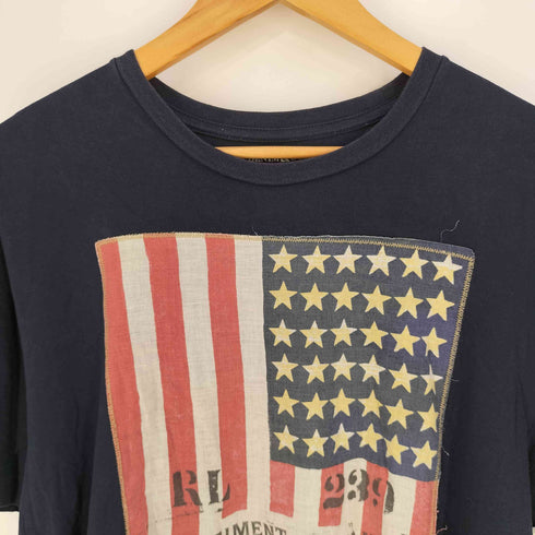 デニムアンドサプライ ラルフローレン DENIM & SUPPLY RALPH LAUREN アメリカ国旗Tシャツ メンズ import:L