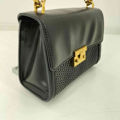 チャールズキース CHARLES & KEITH Textured Boxy Chain Strap Bag レディース