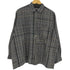 コムデギャルソンオム COMME des GARCONS HOMME AD1999 田中オム 田中期 銀タグ チェック柄長袖シャツ ボックスシルエット 片ポケ シェルボタン メンズ