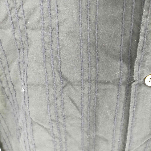 ワイズフォーメン Ys for men 90S 茶タグ OLD ストライプデザインシャツ ボックス 刺繍 メンズ