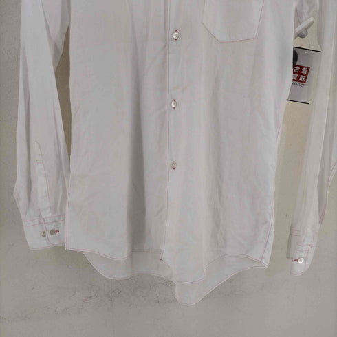 コムデギャルソンオムドゥ COMME des GARCONS HOMME DEUX 08SS カラーステッチ レギュラーカラーシャツ メンズ JPN:L