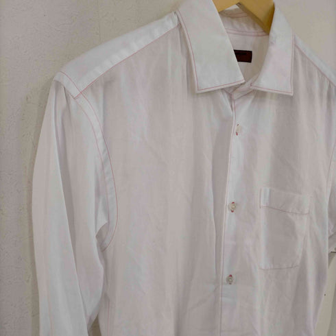 コムデギャルソンオムドゥ COMME des GARCONS HOMME DEUX 08SS カラーステッチ レギュラーカラーシャツ メンズ JPN:L
