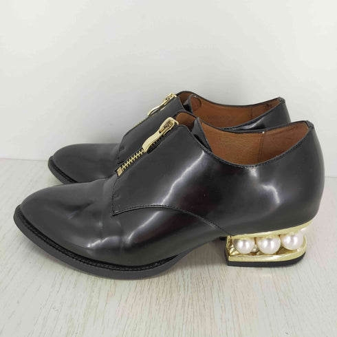 ジェフリーキャンベル Jeffrey Campbell センタージッパーパールヒールシューズ レディース JPN:36