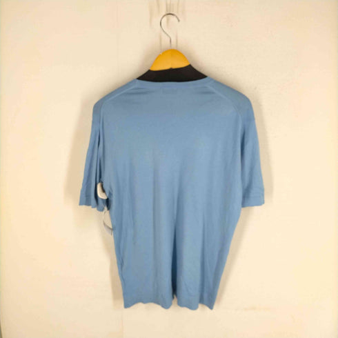 ジョンスメドレー JOHN SMEDLEY イングランド製 コットン クルーネック 半袖ニット レディース import:L