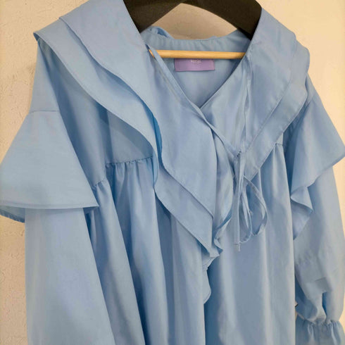 wee9s big collar frill blouse レディース JPN:M