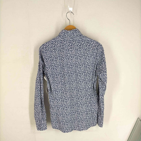オリアン ORIAN SLIM FIT 花柄 ボタンダウン 長袖シャツ レディース