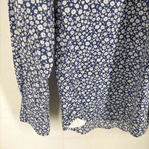 オリアン ORIAN SLIM FIT 花柄 ボタンダウン 長袖シャツ レディース