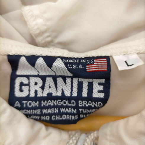 GRANITE 90S USA製 ロゴ刺繍 マウンテンパーカー レディース JPN:L