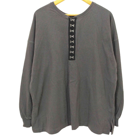 ローズバッド ROSE BUD フォックデザインビッグシルエット長袖カットソー レディース F
