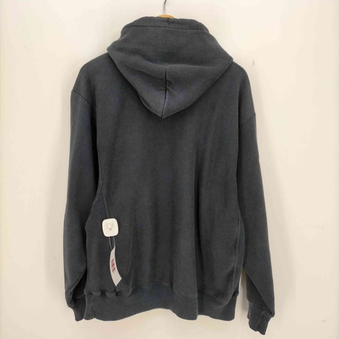 チャンピオン Champion 00s エルサルバドル製 リバーズウィーブ 企業ロゴ 刺繍 パーカー メンズ import:L