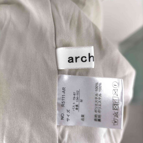 アルシーヴ archives 透かし編みベスト+シワ加工シアーワンピース レディース