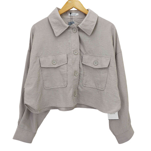ジーナシス JEANASIS 短丈ビッグシルエットジャケット レディース F