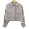 ジーナシス JEANASIS 短丈ビッグシルエットジャケット レディース F