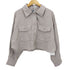 ジーナシス JEANASIS 短丈ビッグシルエットジャケット レディース F