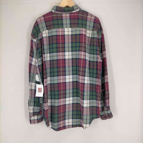 バナナリパブリック BANANA REPUBLIC 90S タータンチェックコットンネルシャツ メンズ JPN:XL