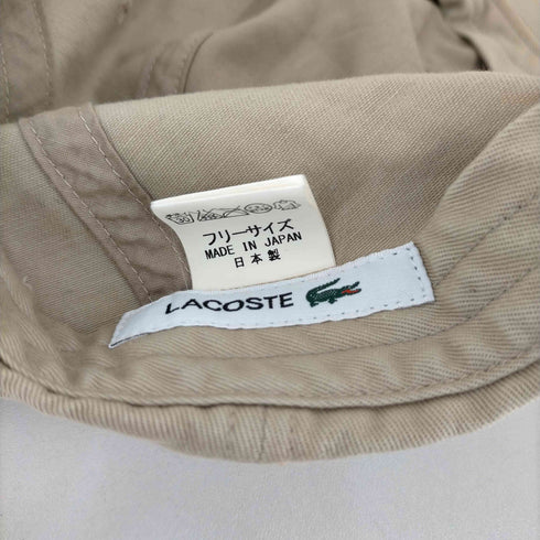 ラコステ LACOSTE 日本製 L Logo Cap レディース FREE