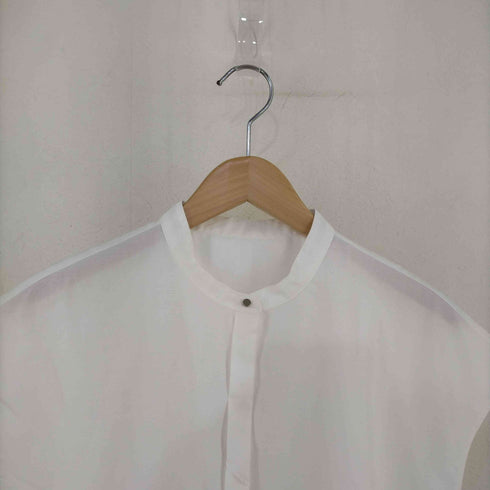 ユナイテッドアローズグリーンレーベルリラクシング UNITED ARROWS green label relaxing 24SS ペプラム&袖 ボリューム フレンチ スリーブ ブラウス レディース FREE