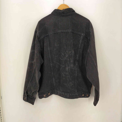リーバイス Levis 90S 95年製 12月 70507-4159 後染め ブラックデニム トラッカージャケット メンズ JPN:L