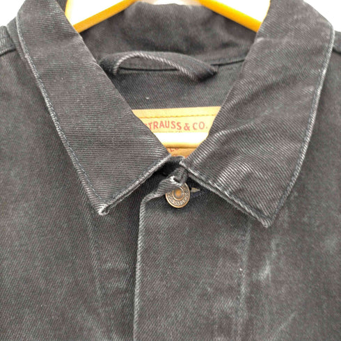 リーバイス Levis 90S 95年製 12月 70507-4159 後染め ブラックデニム トラッカージャケット メンズ JPN:L