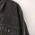 リーバイス Levis 90S 95年製 12月 70507-4159 後染め ブラックデニム トラッカージャケット メンズ JPN:L