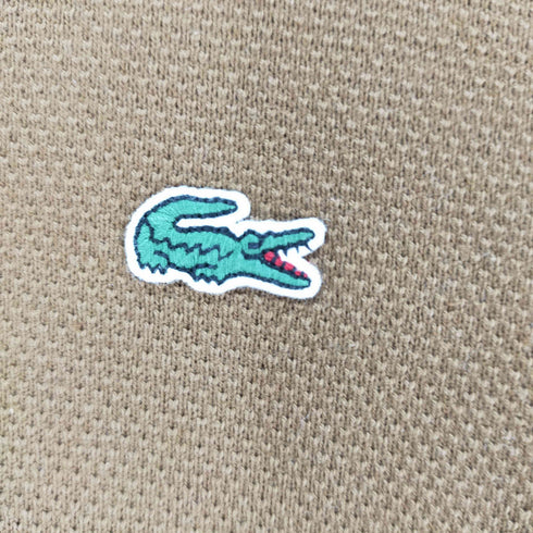 ラコステ LACOSTE SLIM FIT 鹿の子バスクカットソー ワニ刺繍 メンズ import:XS