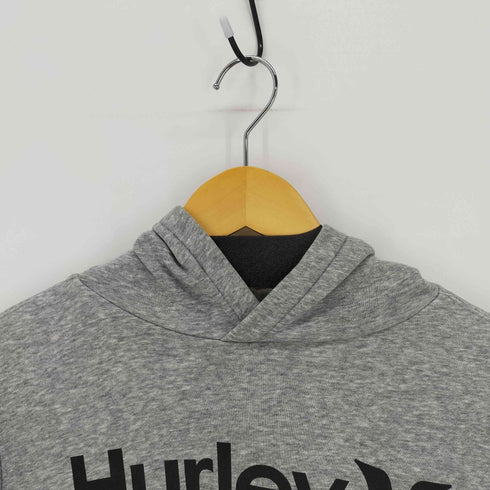ハーレー Hurley ロゴプリントプルオーバーパーカー クロップド レディース JPN:M