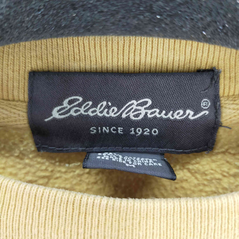 エディーバウアー Eddie Bauer 90-00S ロゴ刺繍 クルーネックスウェット メンズ import:M