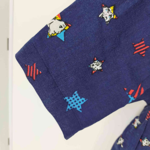 W RNING 総柄 1ポケットS/S シャツ 星 スター メンズ import:M