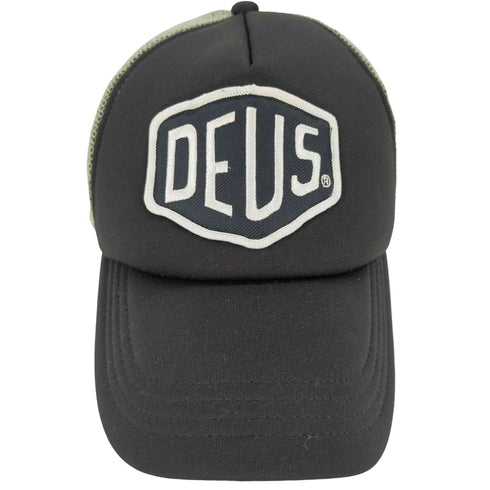 デウス DEUS ロゴワッペン バックスナップメッシュキャップ メンズ