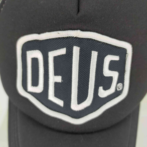 デウス DEUS ロゴワッペン バックスナップメッシュキャップ メンズ