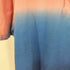 ザラ ZARA グラデーション コットンニット S/S ポロ シャツ メンズ import:L