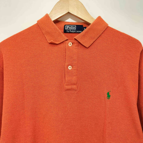 ポロバイラルフローレン Polo by RALPH LAUREN ポニー刺繍 ロングスリーブポロシャツ メンズ JPN:L