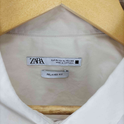 ザラ ZARA RELAXED FIT レギュラーカラー S/S シャツ メンズ import:XL