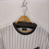 ステューシー Stussy 00S ロゴプリント ストライプ柄 半袖ベースボールシャツ メンズ import:L