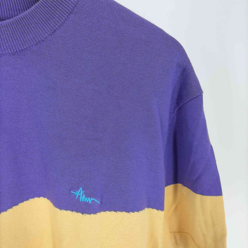 ザラ ZARA S/S クルーネック コットンニット メンズ import:L
