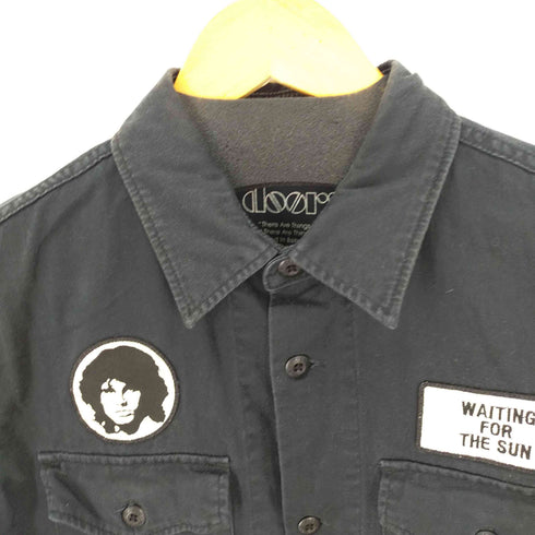 ヒステリックグラマー HYSTERIC GLAMOUR コラボワッペンフラップポケット S/S シャツ メンズ import:L