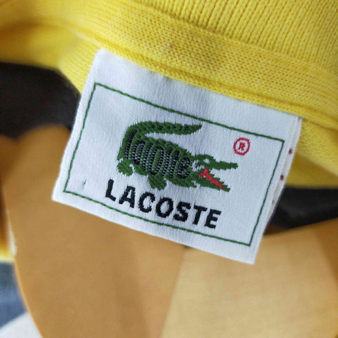 ラコステ LACOSTE 半袖ポロシャツ ワニ刺繍 鹿の子 メンズ JPN:4