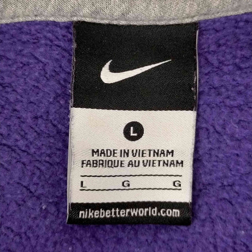 ナイキ NIKE ロゴ刺繍 プリントフーディー メンズ import:L