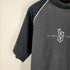 ビーワンソウル B ONE SOUL ロゴプリント クルーネック ラグラン半袖Tシャツ メンズ JPN:L