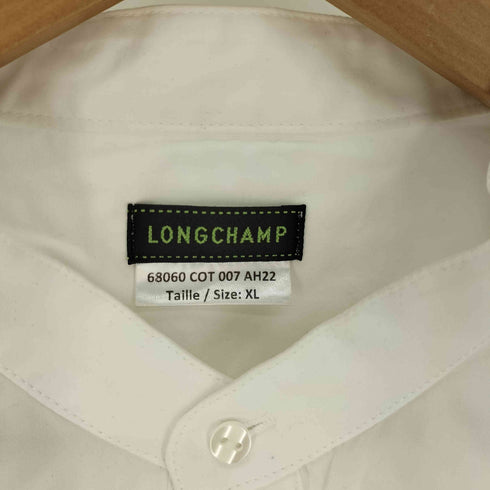 ロンシャン LONGCHAMP バンドカラー L/S シャツ メンズ import:XL