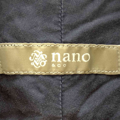 ナノアンドコー NANO&CO フラットカラーシャツ メンズ
