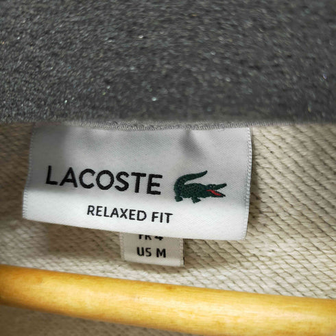 ラコステ LACOSTE RELAXED FIT コミックグラフィックスウェットパーカ メンズ import:M