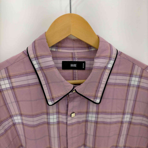 ハレ HARE チェック S/S ウエスタンシャツ メンズ JPN:M