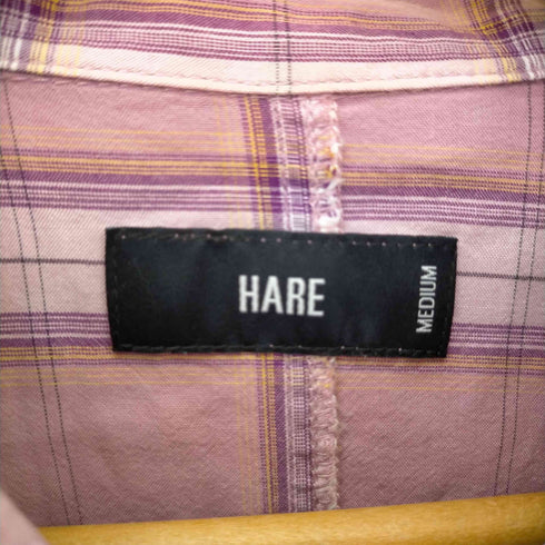 ハレ HARE チェック S/S ウエスタンシャツ メンズ JPN:M
