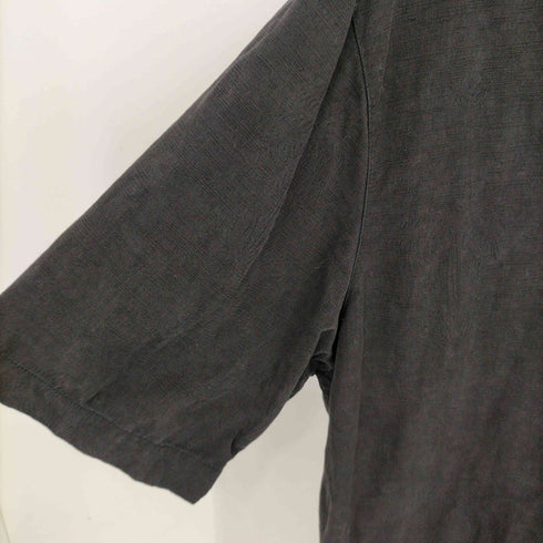 トミーバハマ Tommy Bahama シルク100% 開襟シャツ ウッドボタン メンズ import:M