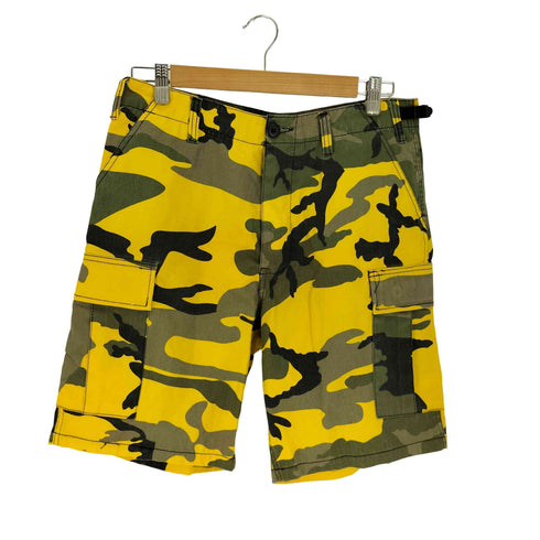 ロスコ ROTHCO B.D.U Combat Shorts YELLOW CAMO カーゴ ショーツ メンズ 27 31