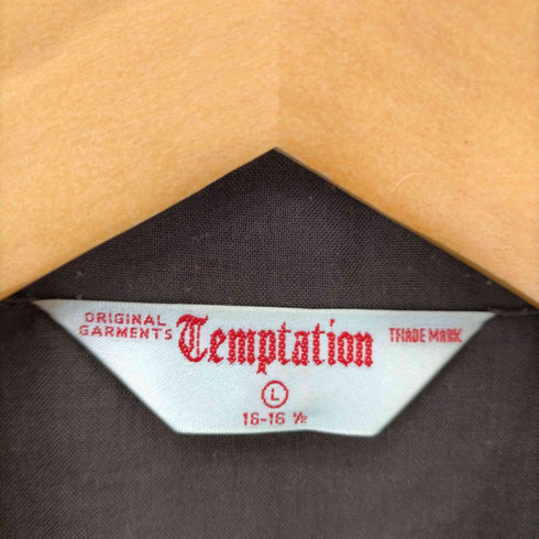 テンプテーション Temptation コットン L/S 開襟シャツ メンズ 16 1/2